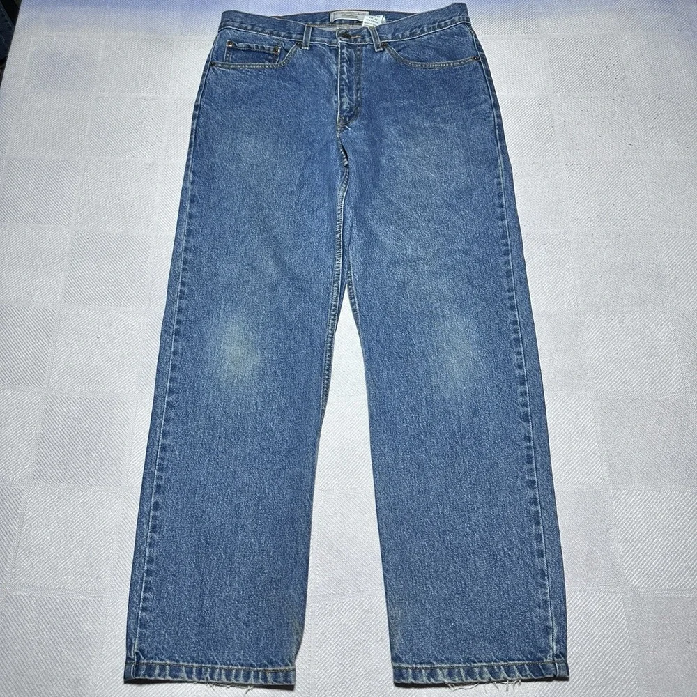 Vintage Y2K‎ Levi's Signature Relaxed Fit Jeans Mens 33x32 Straight Medium Wash